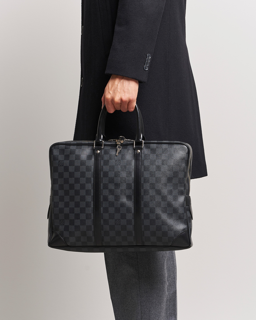 Herren |  | Louis Vuitton Pre-Owned | Porte-Documents Voyager Briefcase Damier Graphite