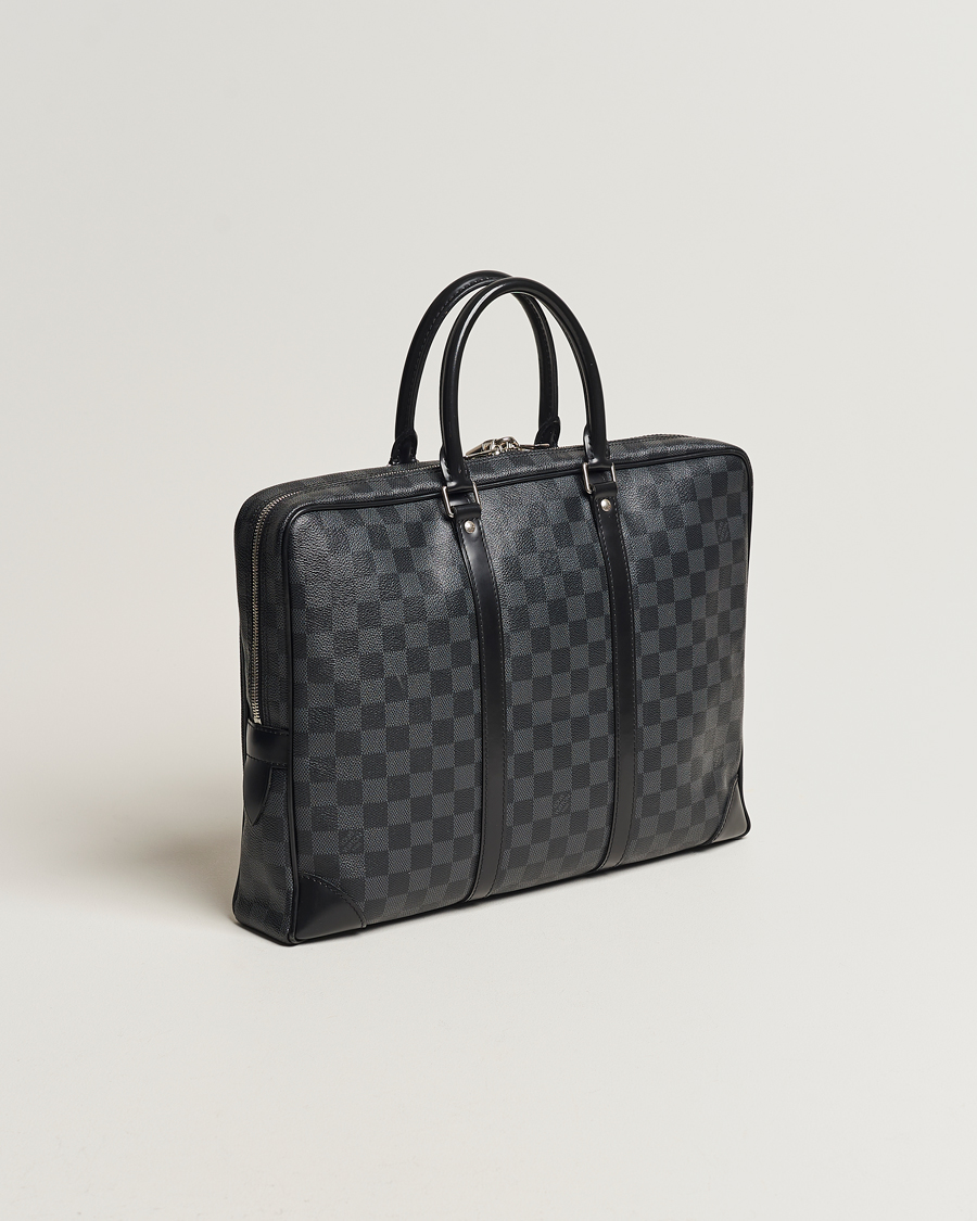 Herren | Louis Vuitton Pre-Owned Porte-Documents Voyager Briefcase Damier Graphite | Louis Vuitton Pre-Owned | Porte-Documents Voyager Briefcase Damier Graphite