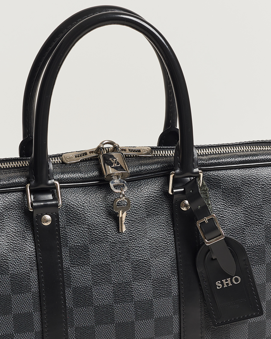 Herren | Louis Vuitton Pre-Owned Porte-Documents Voyager Briefcase Damier Graphite | Louis Vuitton Pre-Owned | Porte-Documents Voyager Briefcase Damier Graphite
