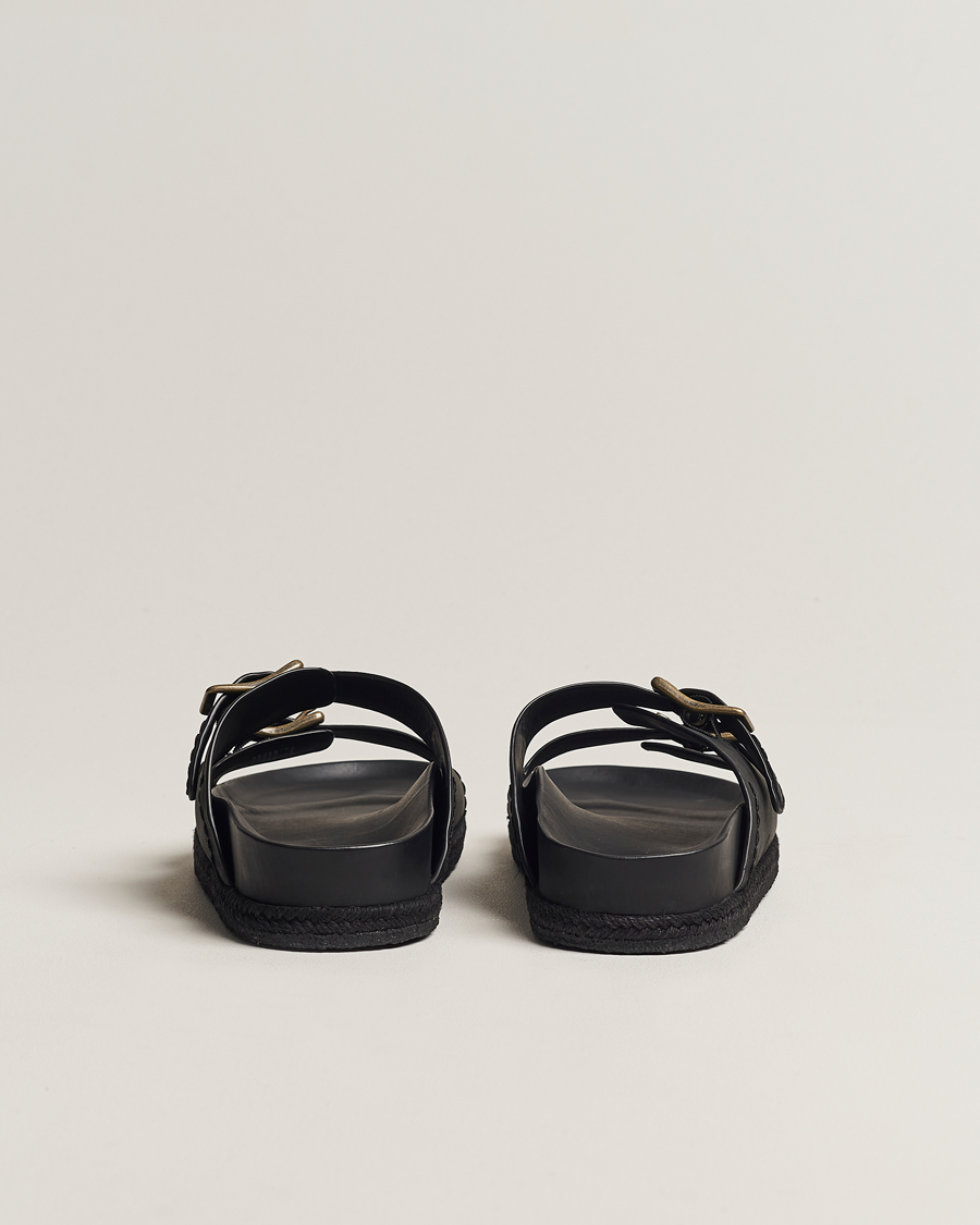 Herren | Polo Ralph Lauren Turbach Leather Sandals Black | Polo Ralph Lauren | Turbach Leather Sandals Black