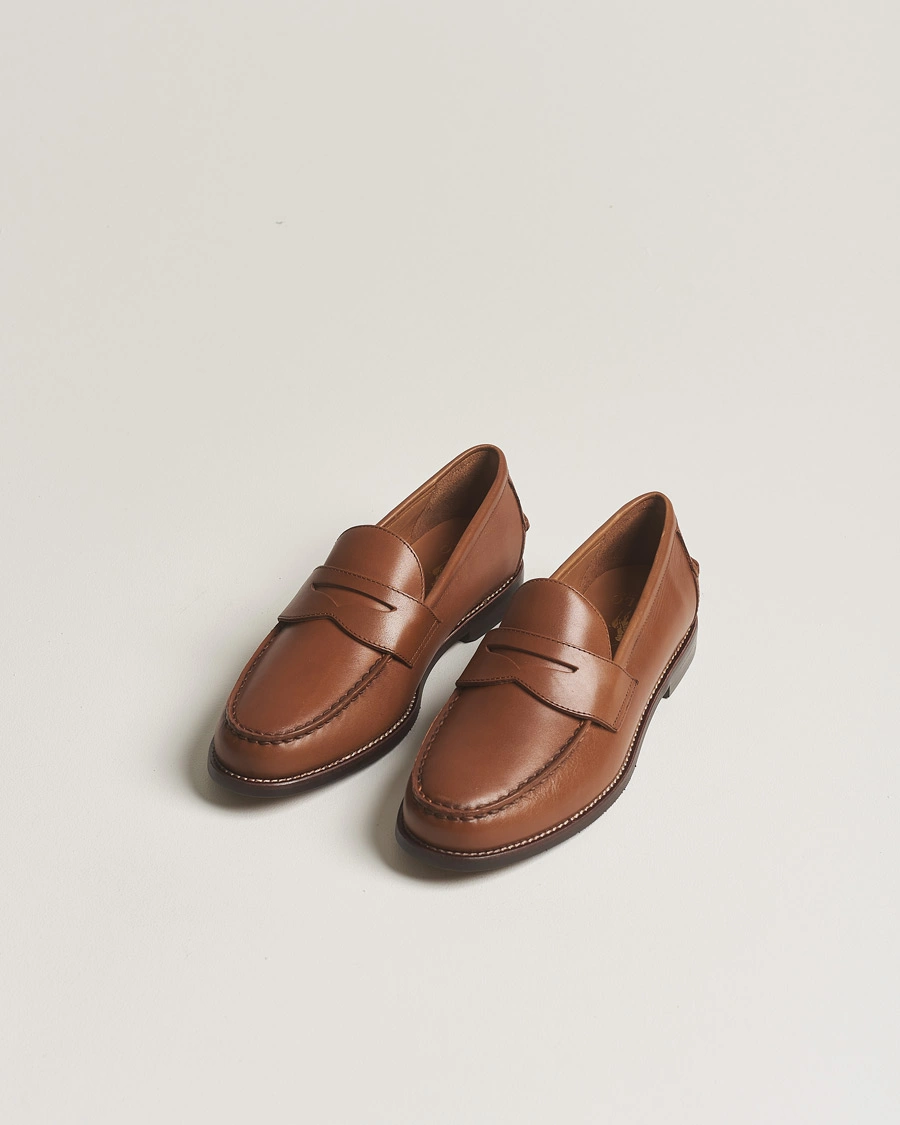 Herren | Kostümschuhe | Polo Ralph Lauren | Leather Penny Loafer  Polo Tan