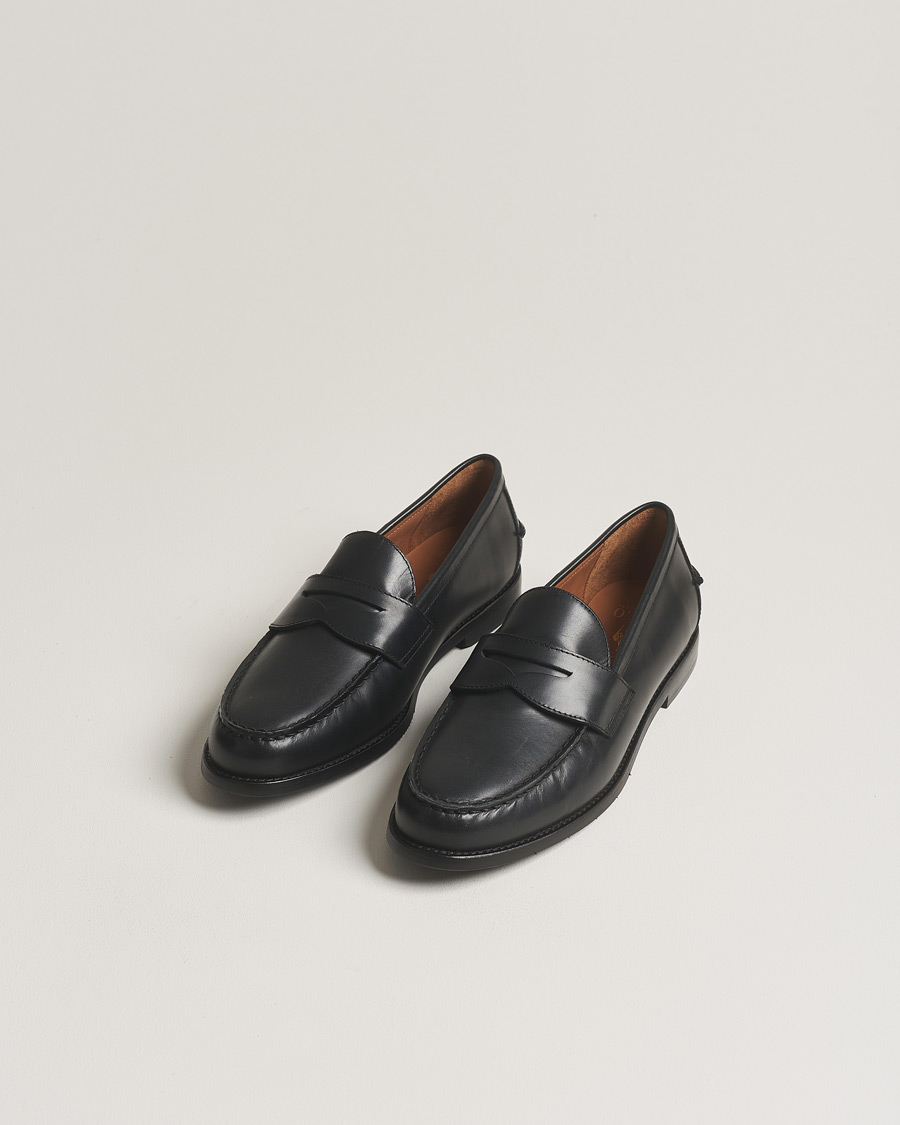 Men | Shoes | Polo Ralph Lauren | Leather Penny Loafer  Black