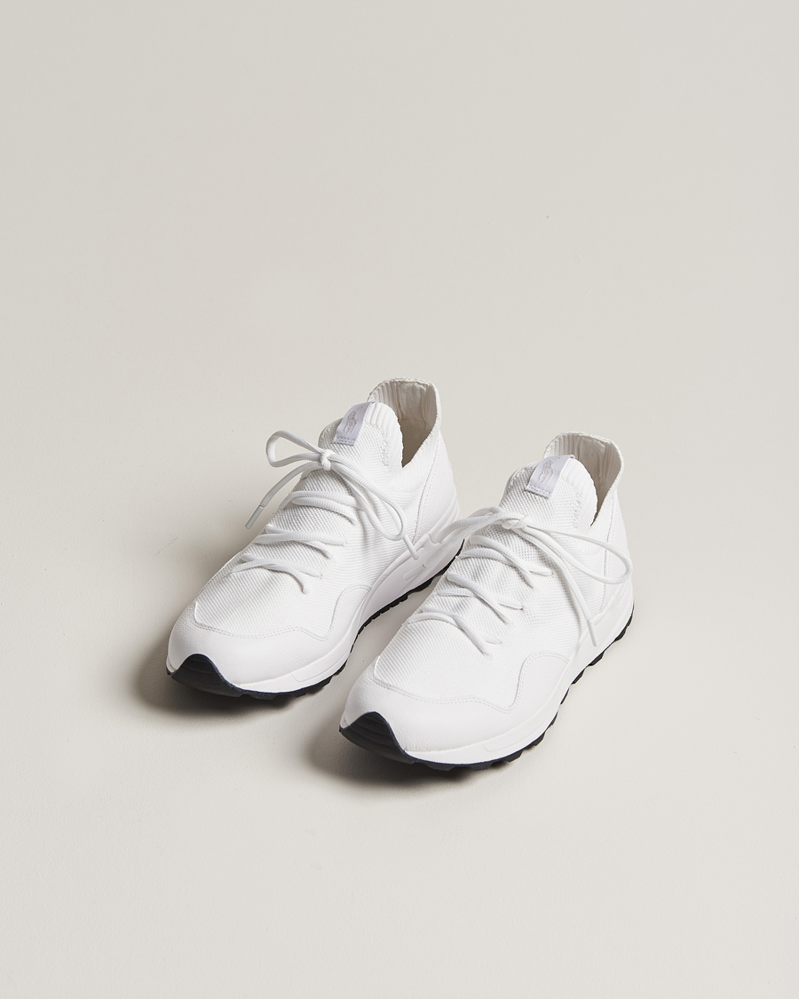 Herren | Weiße Sneakers | Polo Ralph Lauren | Trackster 200II Sneaker Mesh/Leather White