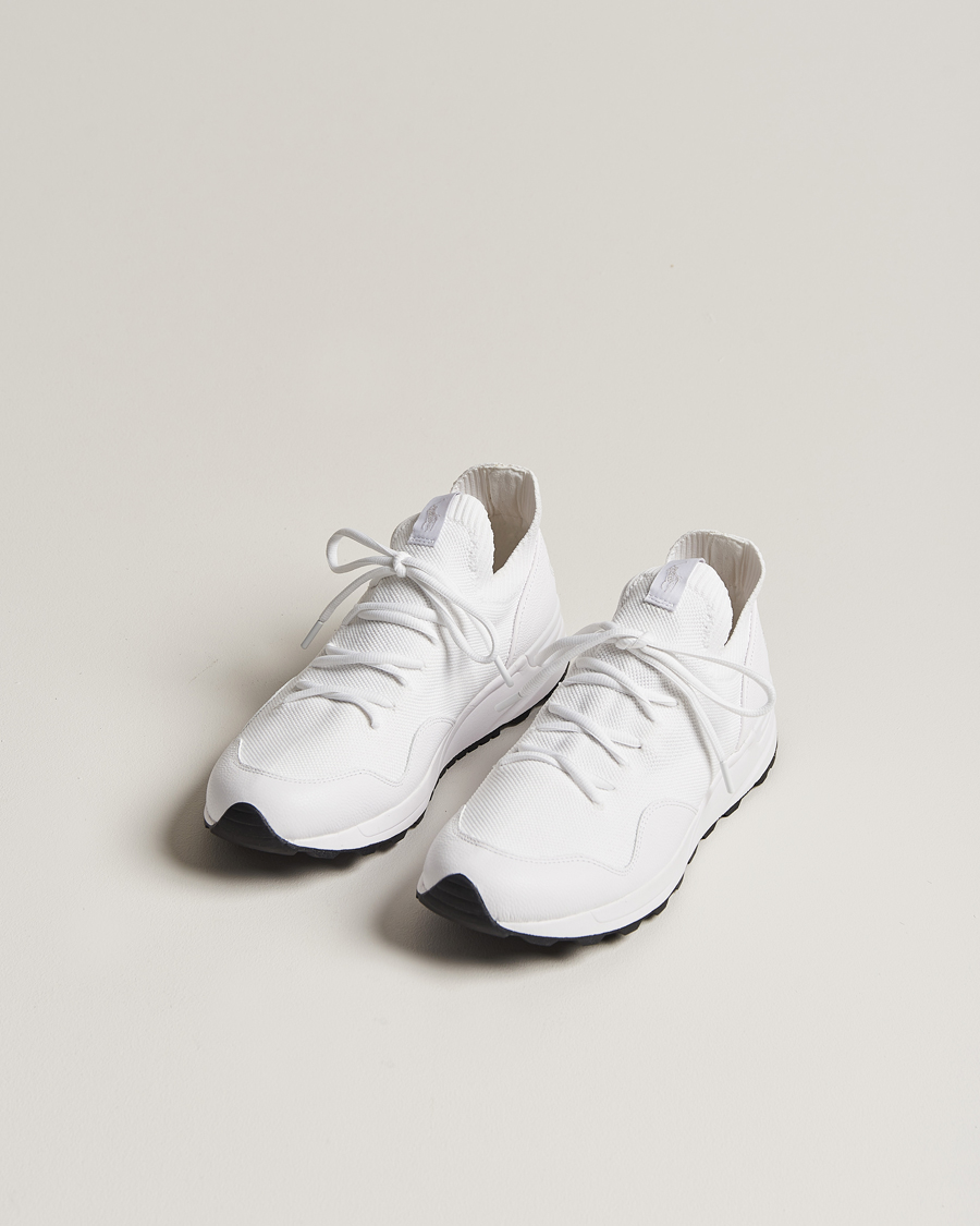 Herren | Polo Ralph Lauren Trackster 200II Sneaker Mesh/Leather White | Polo Ralph Lauren | Trackster 200II Sneaker Mesh/Leather White