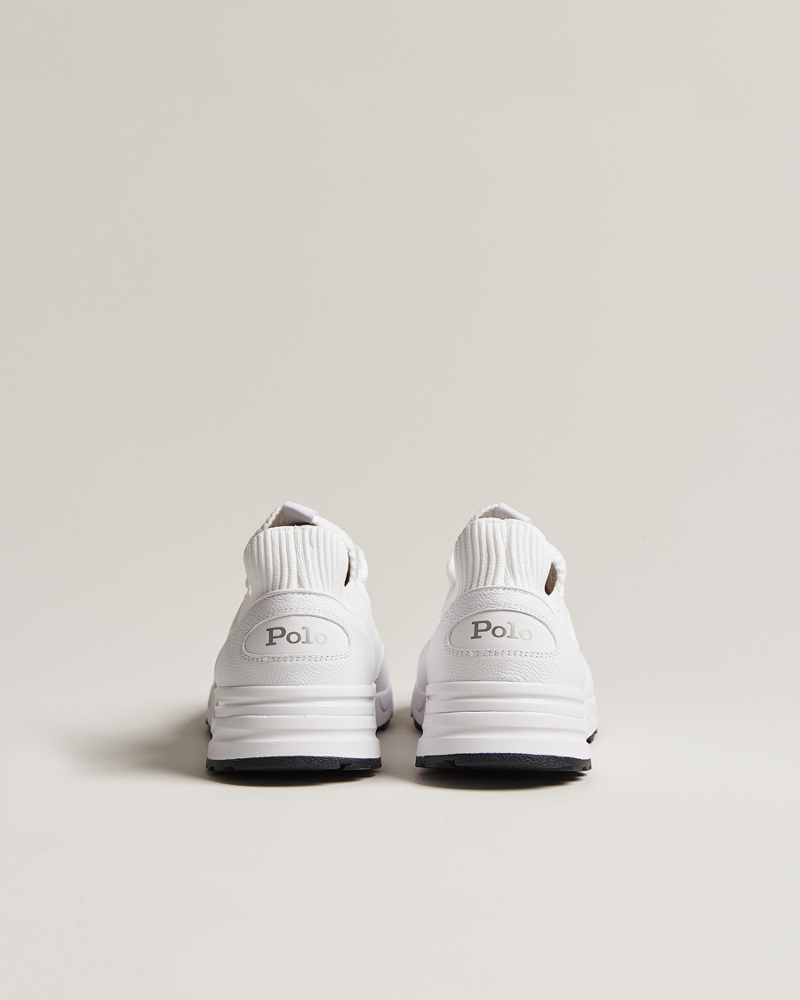 Herren | Polo Ralph Lauren Trackster 200II Sneaker Mesh/Leather White | Polo Ralph Lauren | Trackster 200II Sneaker Mesh/Leather White