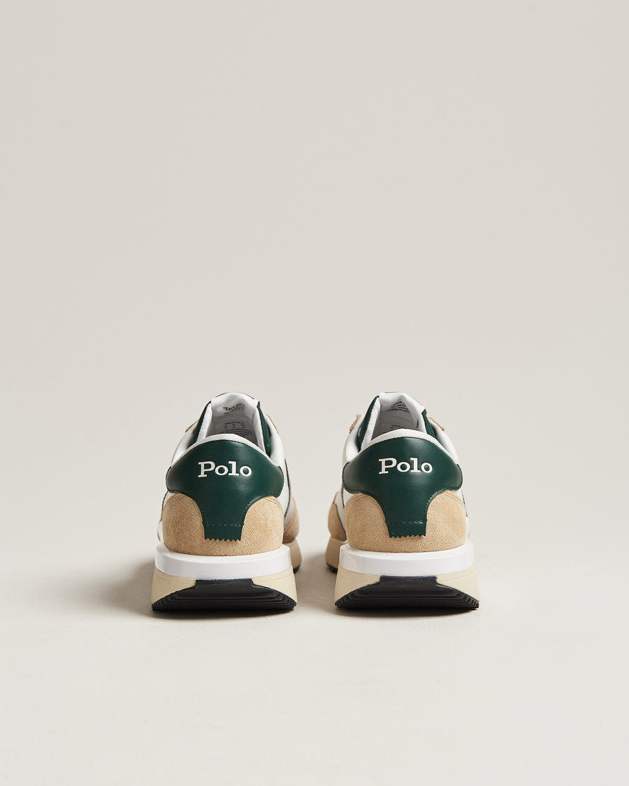 Herren | Polo Ralph Lauren Train 89 Running Sneaker Suede/Mesh White | Polo Ralph Lauren | Train 89 Running Sneaker Suede/Mesh White
