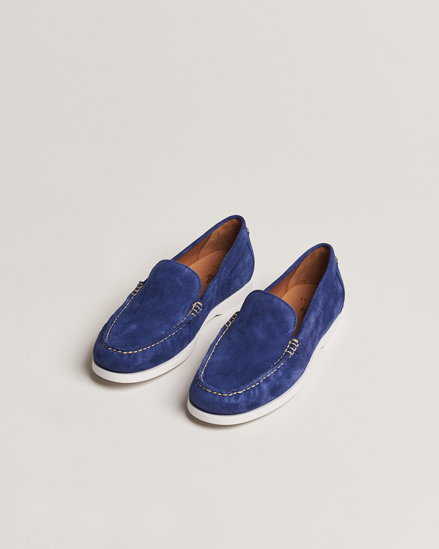 Men | Shoes | Polo Ralph Lauren | Merton Casual Suede Loafer Newport Navy