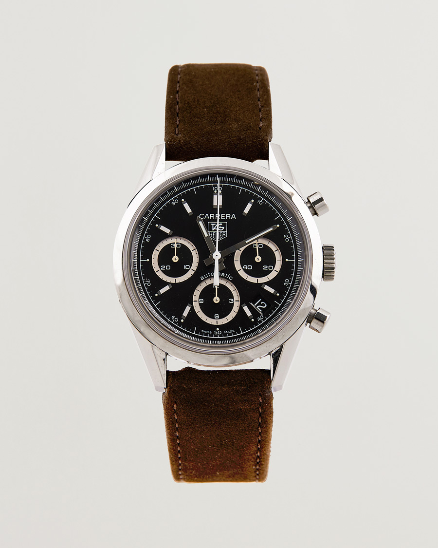 Herren | Tag Heuer Pre-Owned Carrera Calibre 17 Steel Black | Tag Heuer Pre-Owned | Carrera Calibre 17 Steel Black