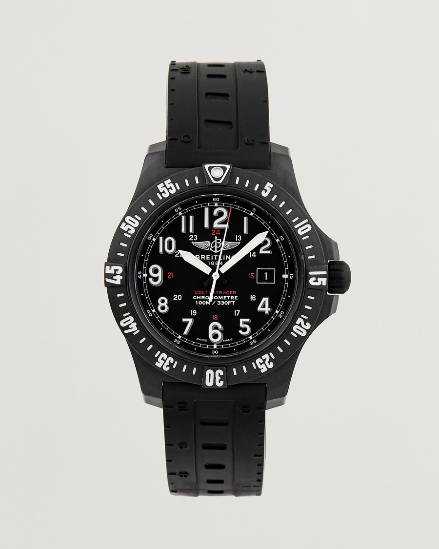 Herren | Breitling Pre-Owned Colt Skyracer X74320E4 Steel Black | Breitling Pre-Owned | Colt Skyracer X74320E4 Steel Black