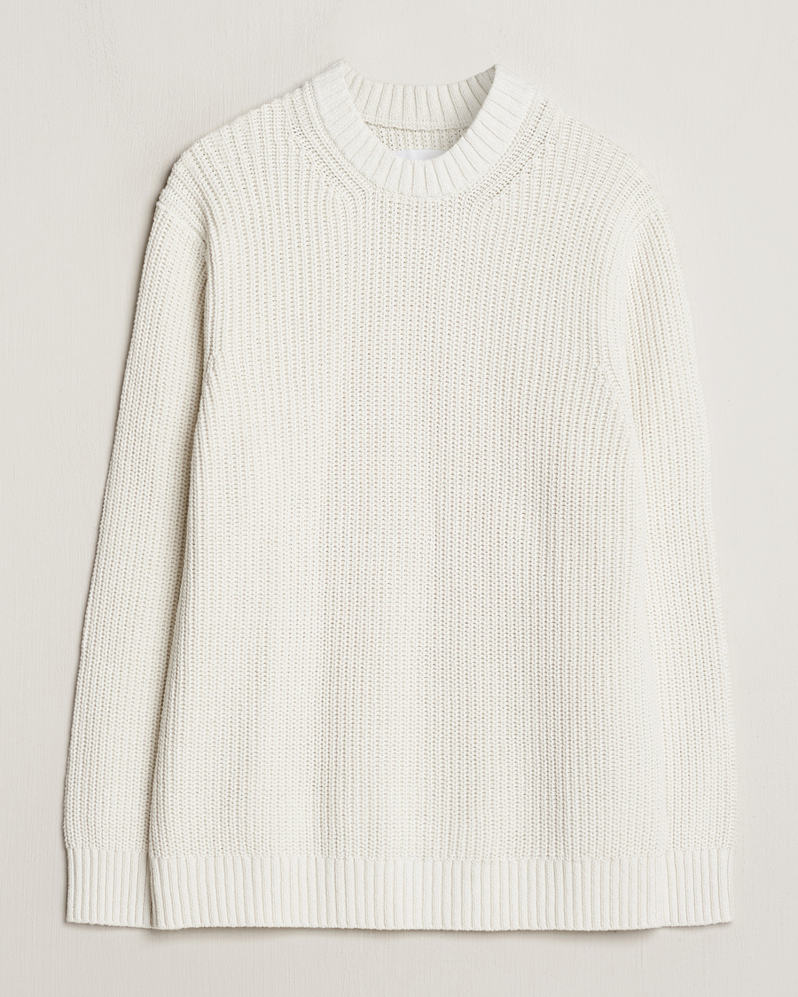 White cotton knit sweater new arrivals