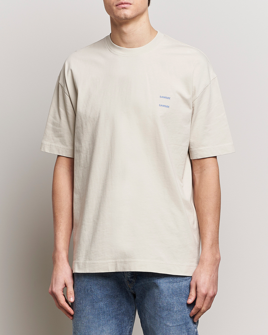 Herren | Samsøe Samsøe | Samsøe Samsøe | Joel Organic Cotton T-Shirt Moonstruck