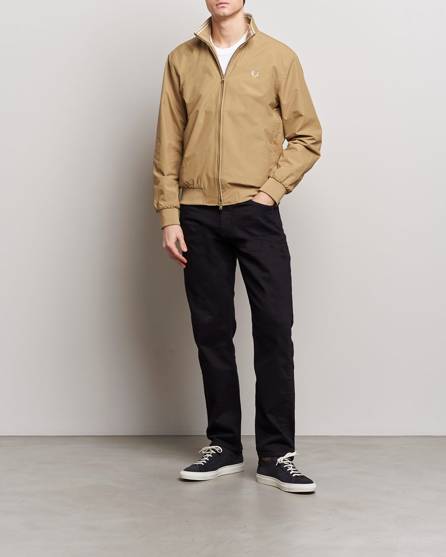 Herren | Jacken | Fred Perry | Brentham Jacket Warm Stone