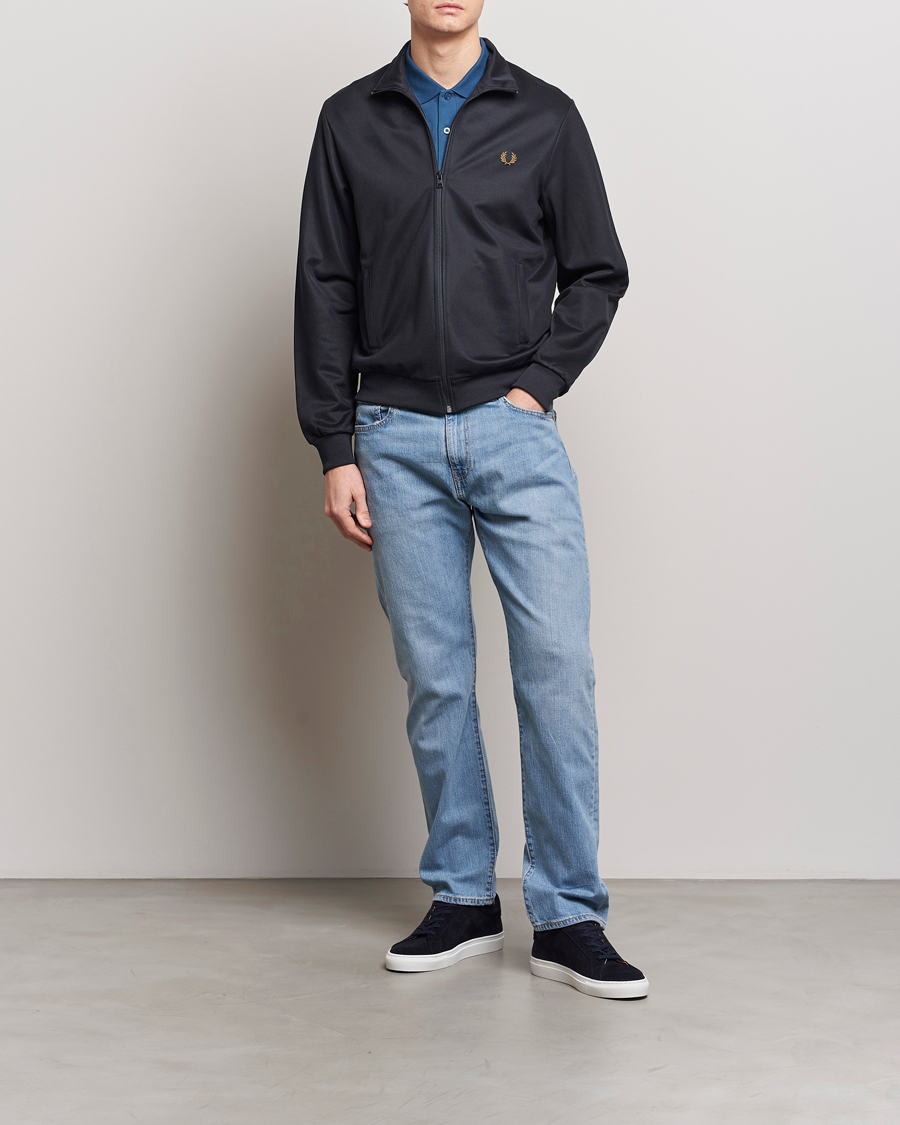 Herren | Pullover | Fred Perry | Track Jacket Navy