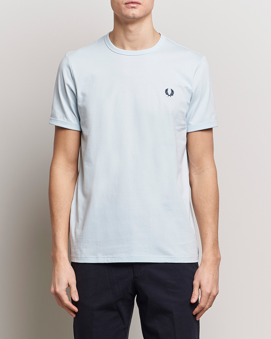 Men | Fred Perry | Fred Perry | Ringer T-Shirt Light Ice