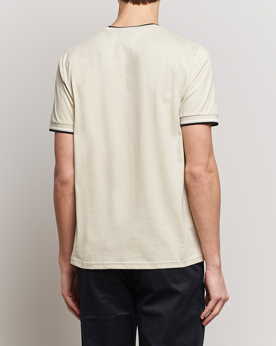 Herren | T-Shirts | Fred Perry | Twin Tipped T-Shirt Oatmeal