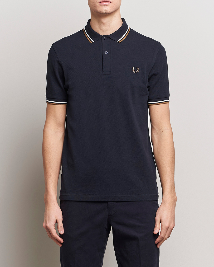 Herren | Kleidung | Fred Perry | Twin Tipped Polo Shirt Navy