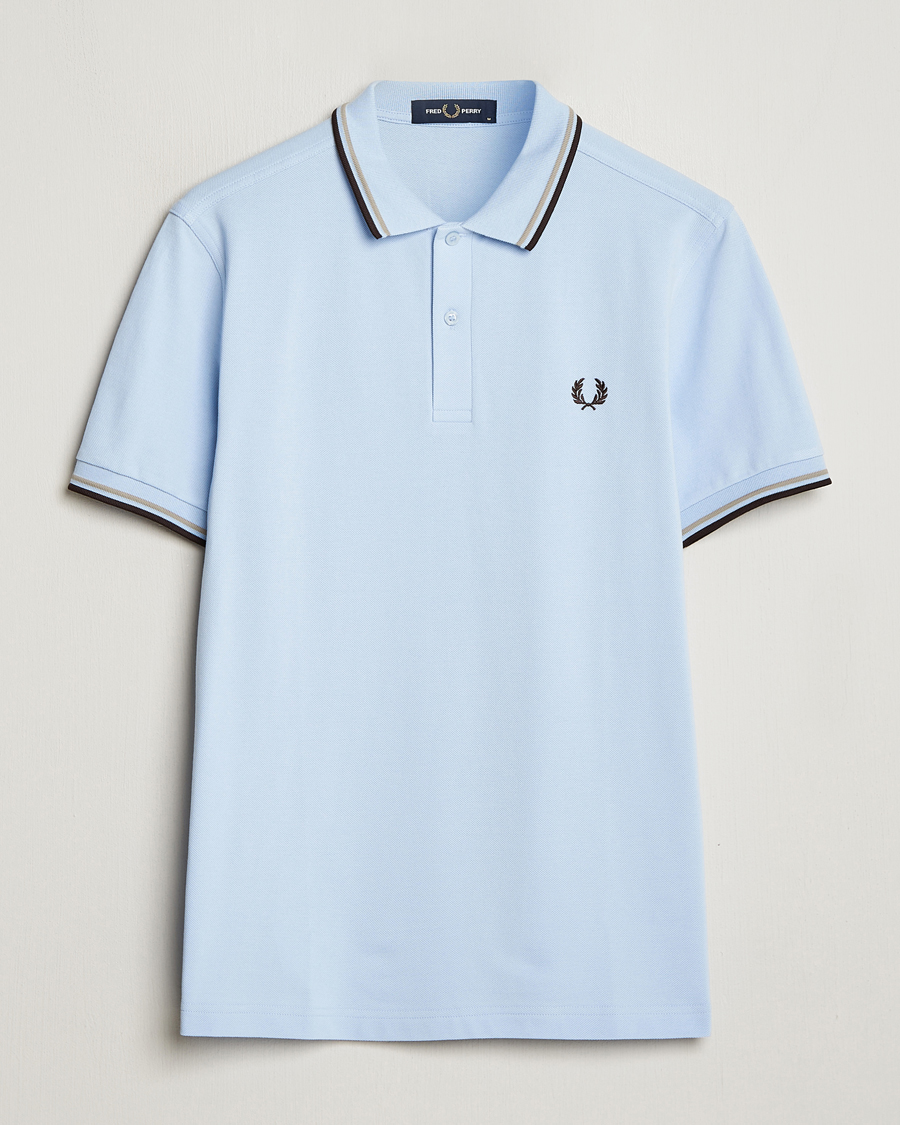 Herren | Poloshirts | Fred Perry | Twin Tipped Polo Shirt Light Smoke