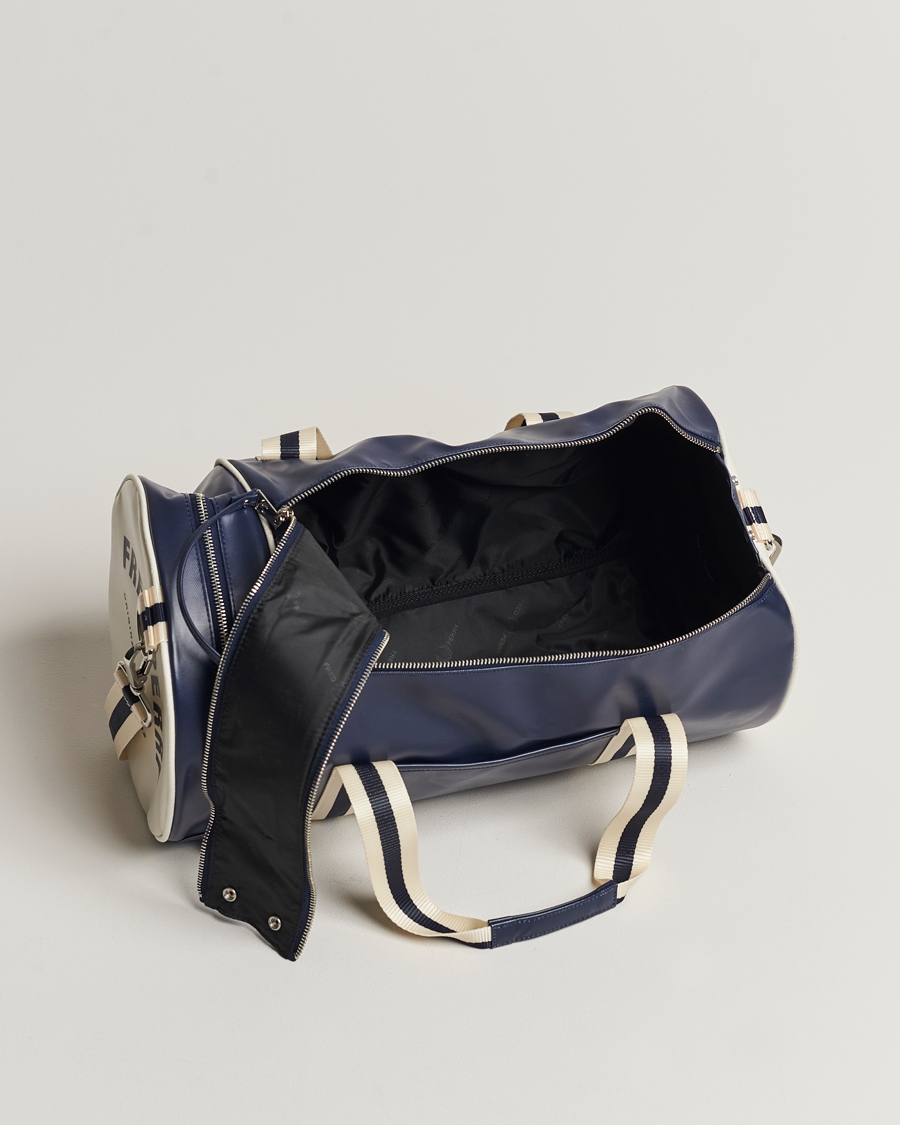 Herren | Fred Perry Classic Barrel Bag Navy/Ecru | Fred Perry | Classic Barrel Bag Navy/Ecru