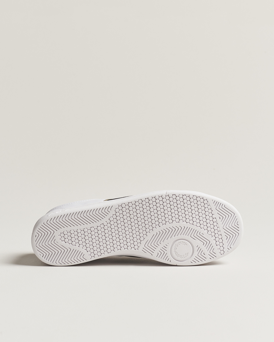 Herren | Fred Perry B721 Leather Sneaker White/Warm Grey | Fred Perry | B721 Leather Sneaker White/Warm Grey