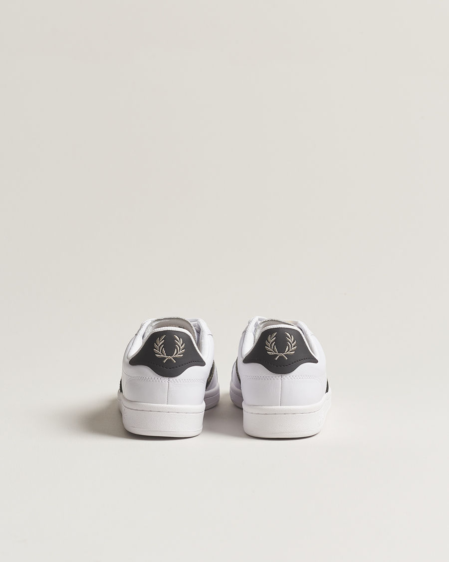 Herren | Fred Perry B721 Leather Sneaker White/Warm Grey | Fred Perry | B721 Leather Sneaker White/Warm Grey