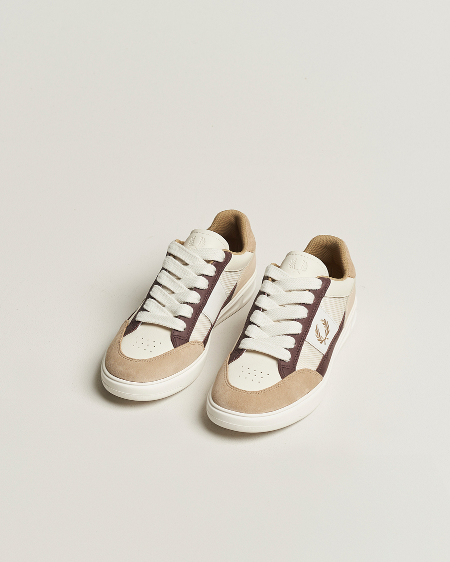 Herren | Fred Perry B440 Sneaker White/Beige | Fred Perry | B440 Sneaker White/Beige