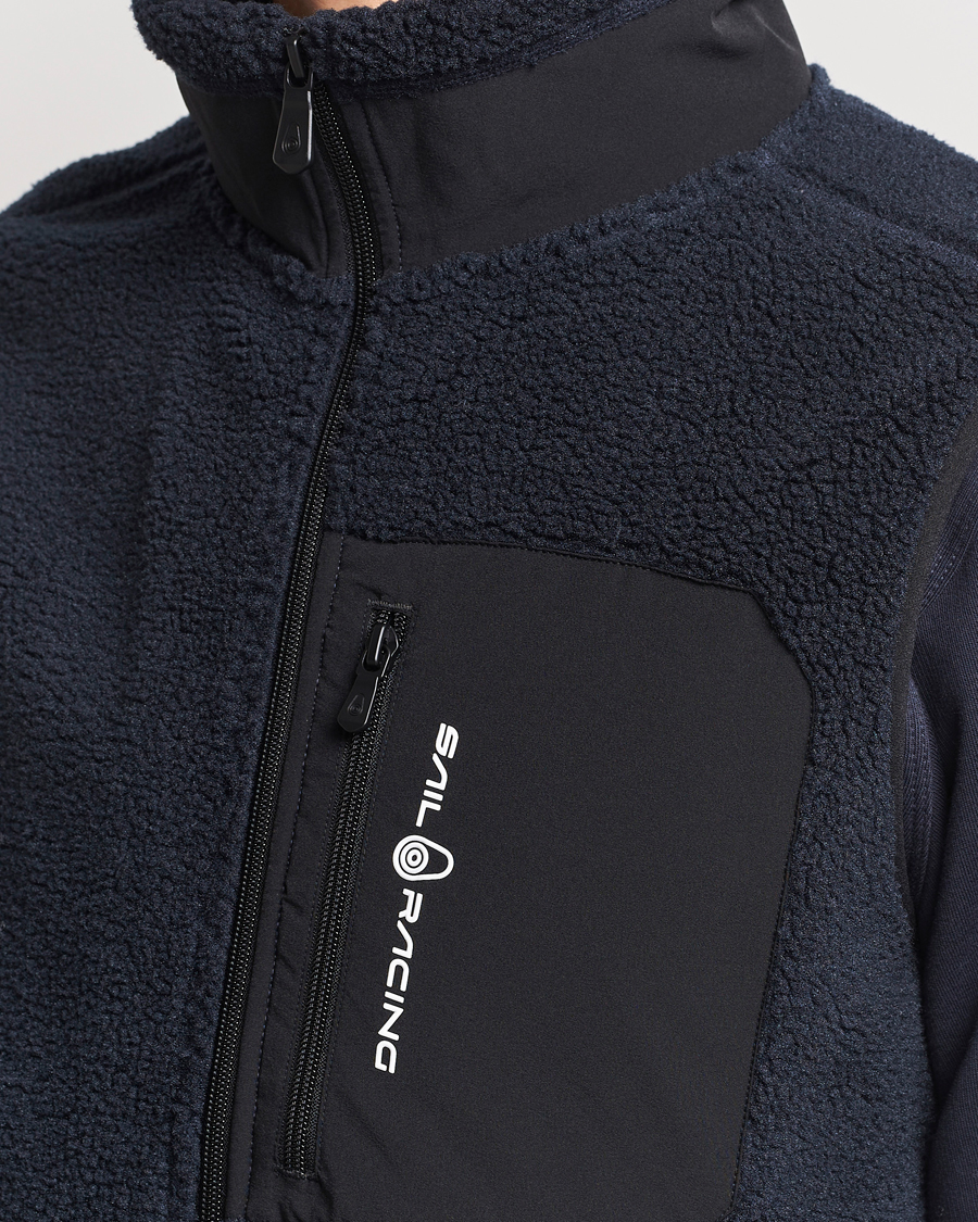 Herren | Sail Racing Bowman Pile Zip Vest Dark Navy | Sail Racing | Bowman Pile Zip Vest Dark Navy