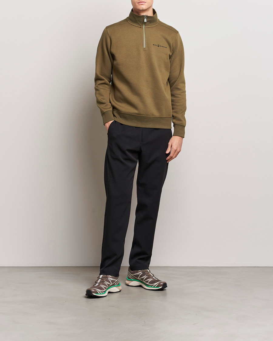 Herren | Pullover | Sail Racing | Bowman Half Zip Dusty Green
