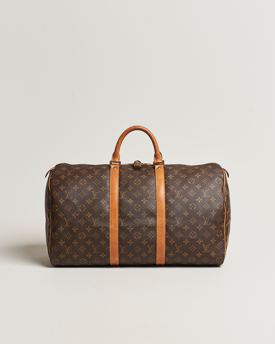 LOUIS VUITTON Boston Bag Pre Loved Monogram Speedy 40 Bandouliere