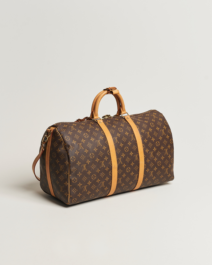 Herren | Pre-Owned & Vintage Bags | Louis Vuitton Pre-Owned | Keepall Bandoulière 50 Monogram