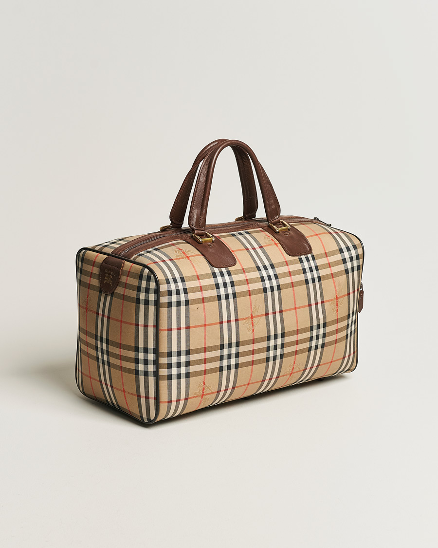 Men |  | Burberry Pre-Owned | Duffle Bag Haymarket Check