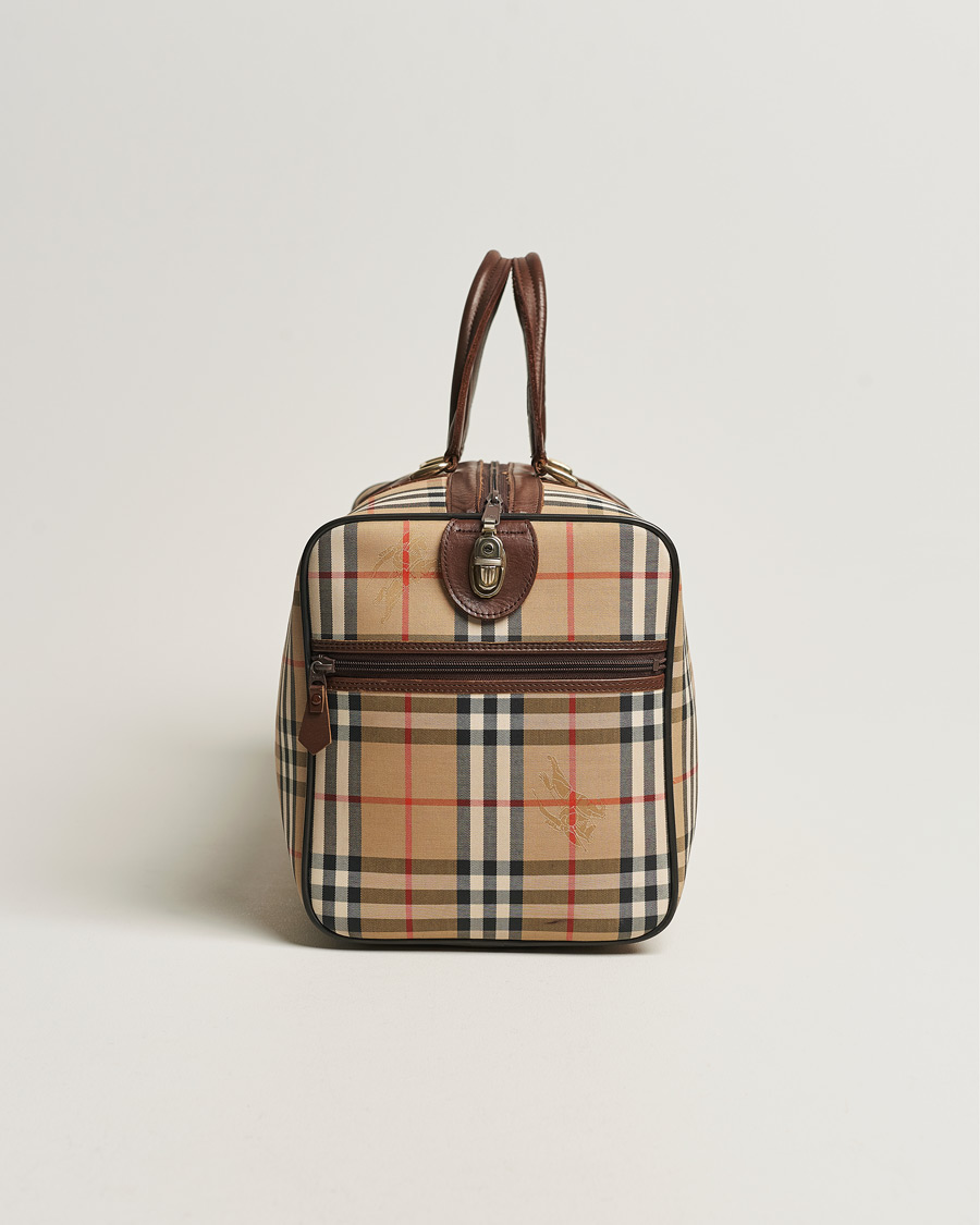 Herren | Burberry Pre-Owned Duffle Bag Haymarket Check | Burberry Pre-Owned | Duffle Bag Haymarket Check
