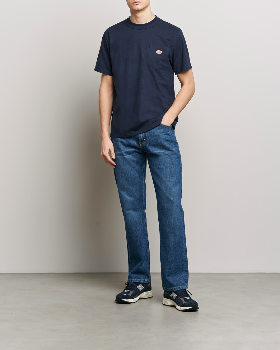 Herren | T-Shirts | Armor-lux | Callac Pocket T-Shirt Navy