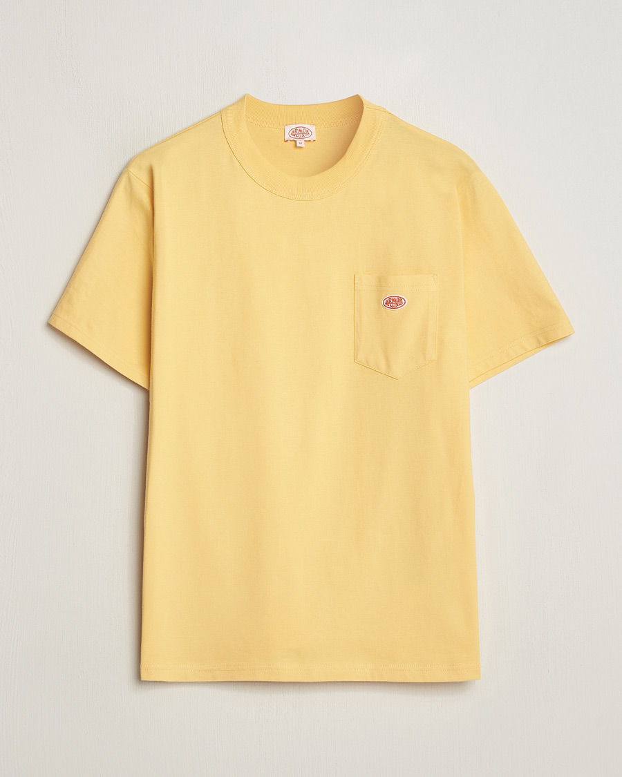 Herren | T-Shirts | Armor-lux | Callac Pocket T-Shirt Yellow