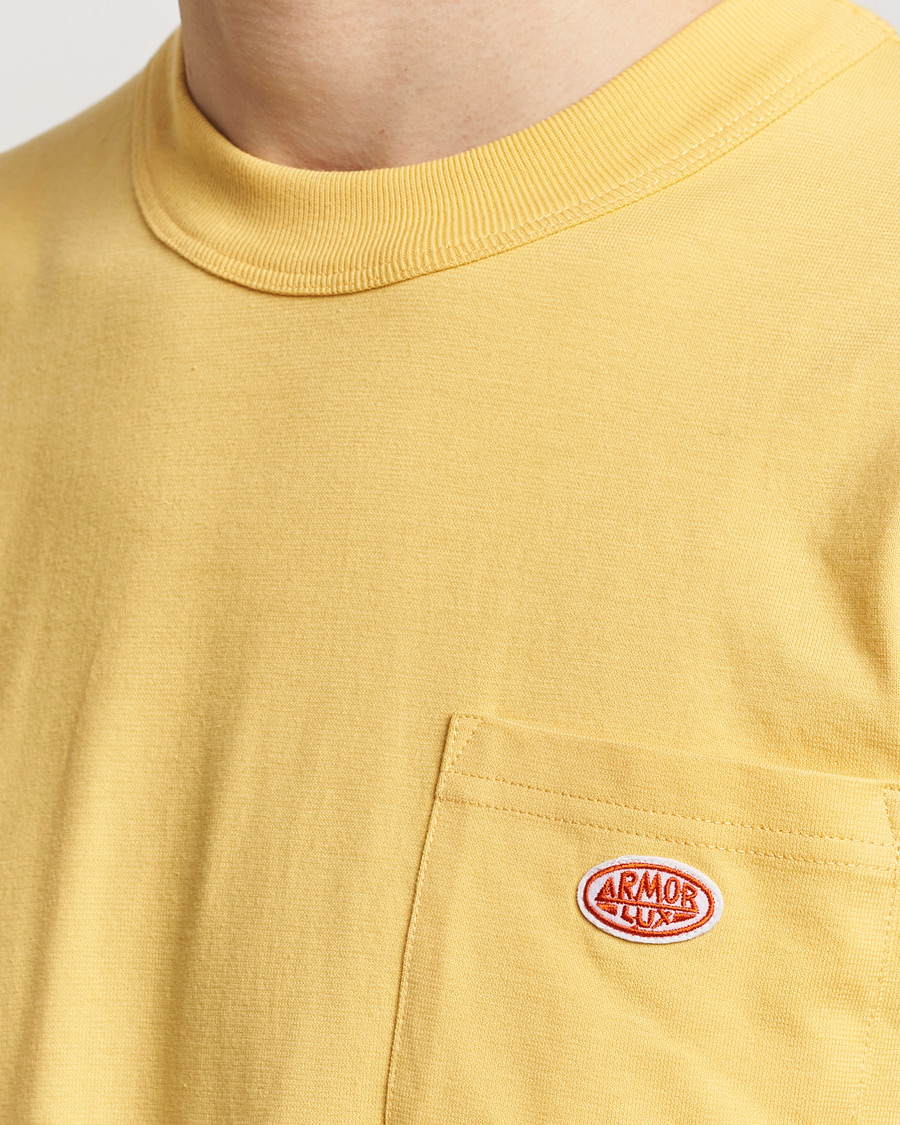 Herren | T-Shirts | Armor-lux | Callac Pocket T-Shirt Yellow