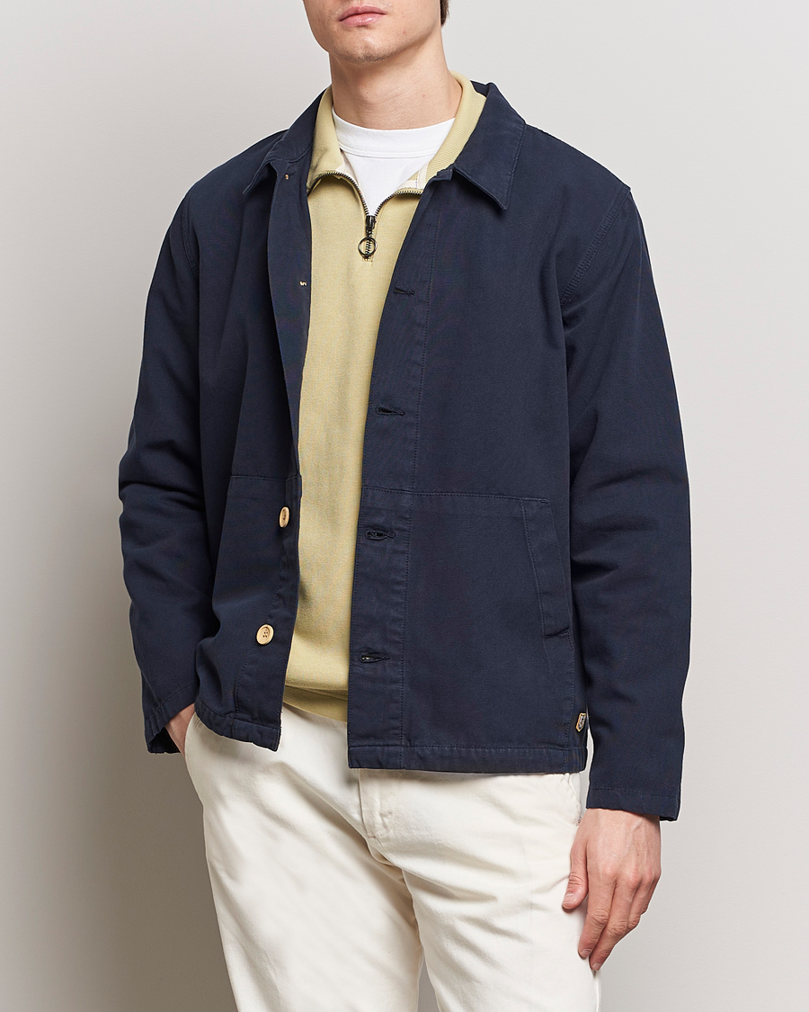 Herren | Hemden | Armor-lux | Veste Pecheur Heritage Overshirt Deep Marine