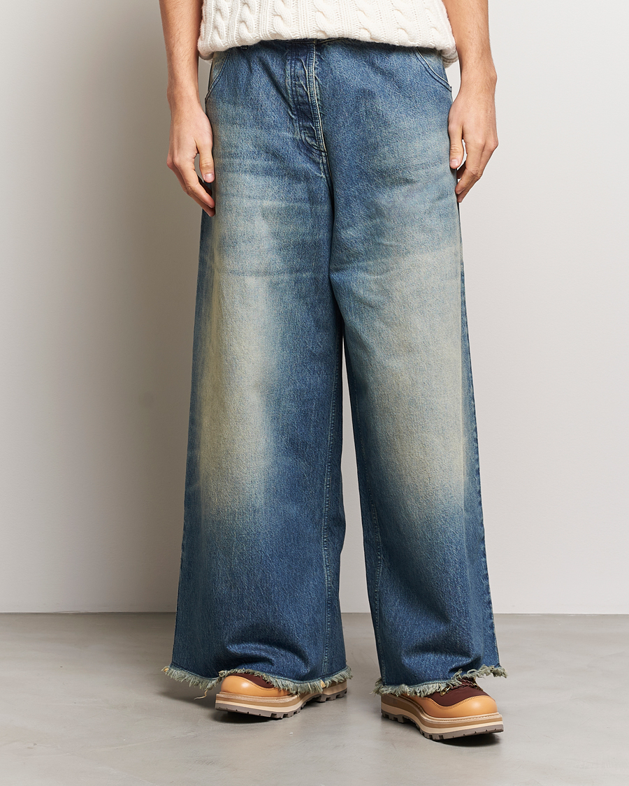 Herren |  | Moncler Genius | Wide Jeans Mid Blue