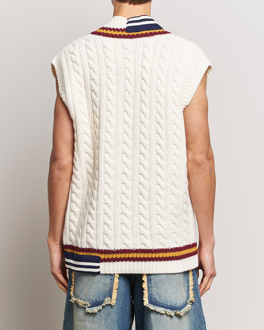Herren | | Moncler Genius | Patchwork Crickett Vest Off White
