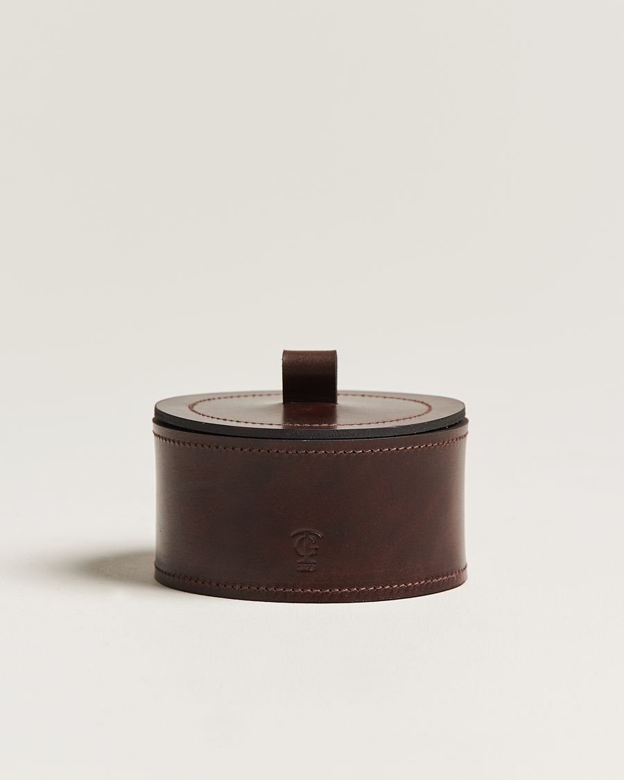 Herren | Tärnsjö Garveri | Tärnsjö Garveri | Small Leather Box 002 Dark Brown