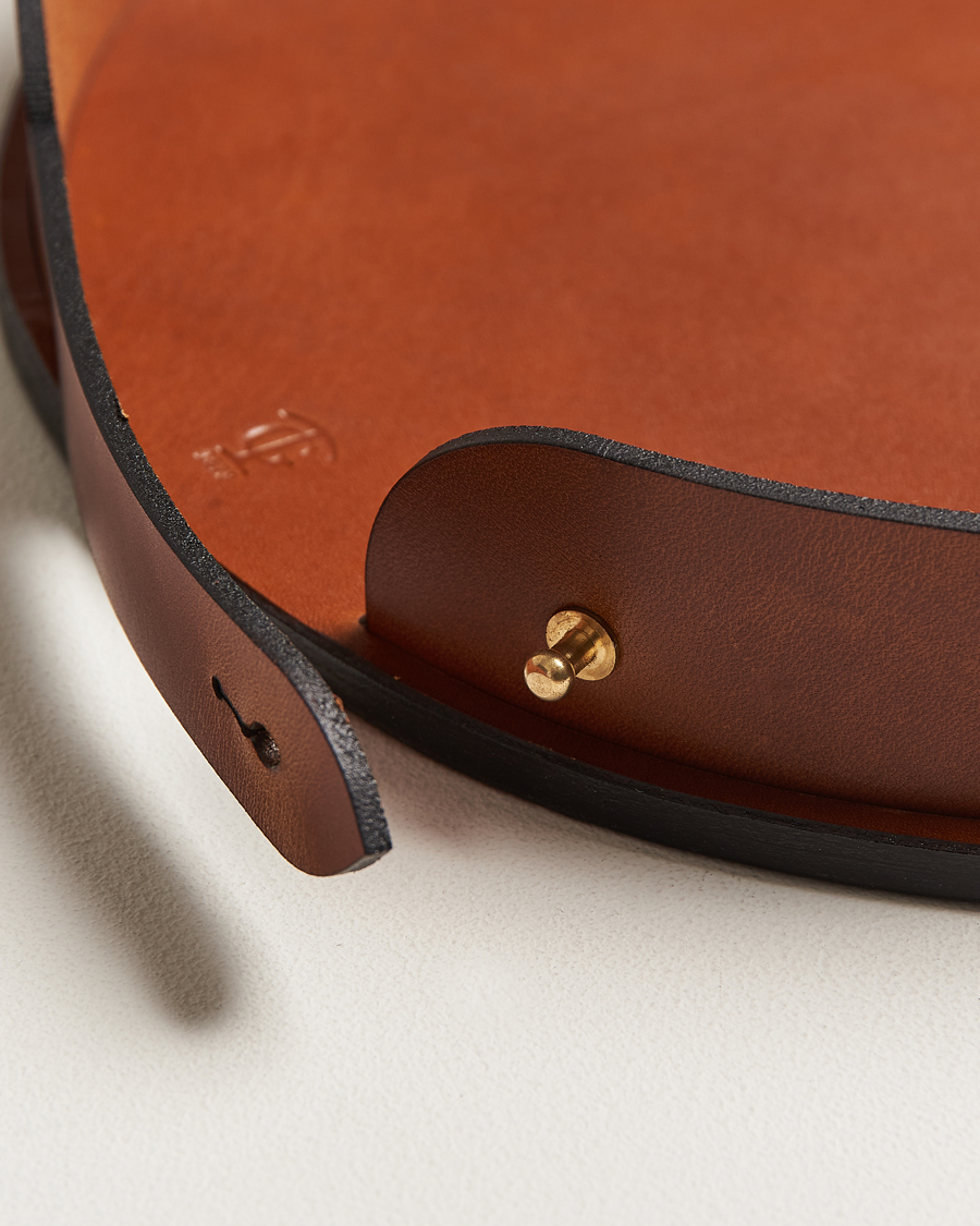 Herren | Für das Zuhause | Tärnsjö Garveri | Leather Tray 007 Light Brown