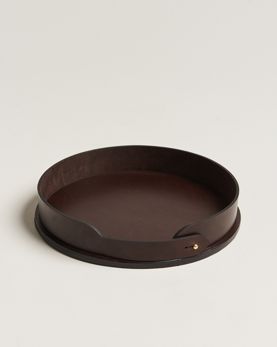 Herren | Für das Zuhause | Tärnsjö Garveri | Leather Tray 007 Dark Brown