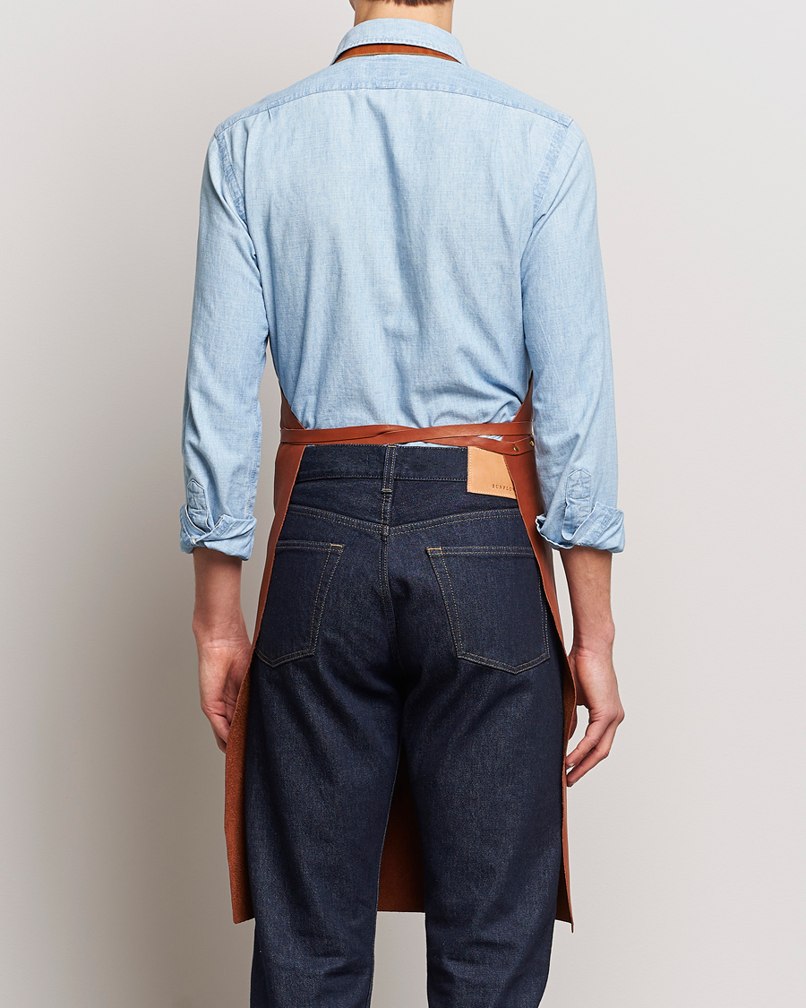 Herren | Für das Zuhause | Tärnsjö Garveri | Leather Apron 012 Light Brown
