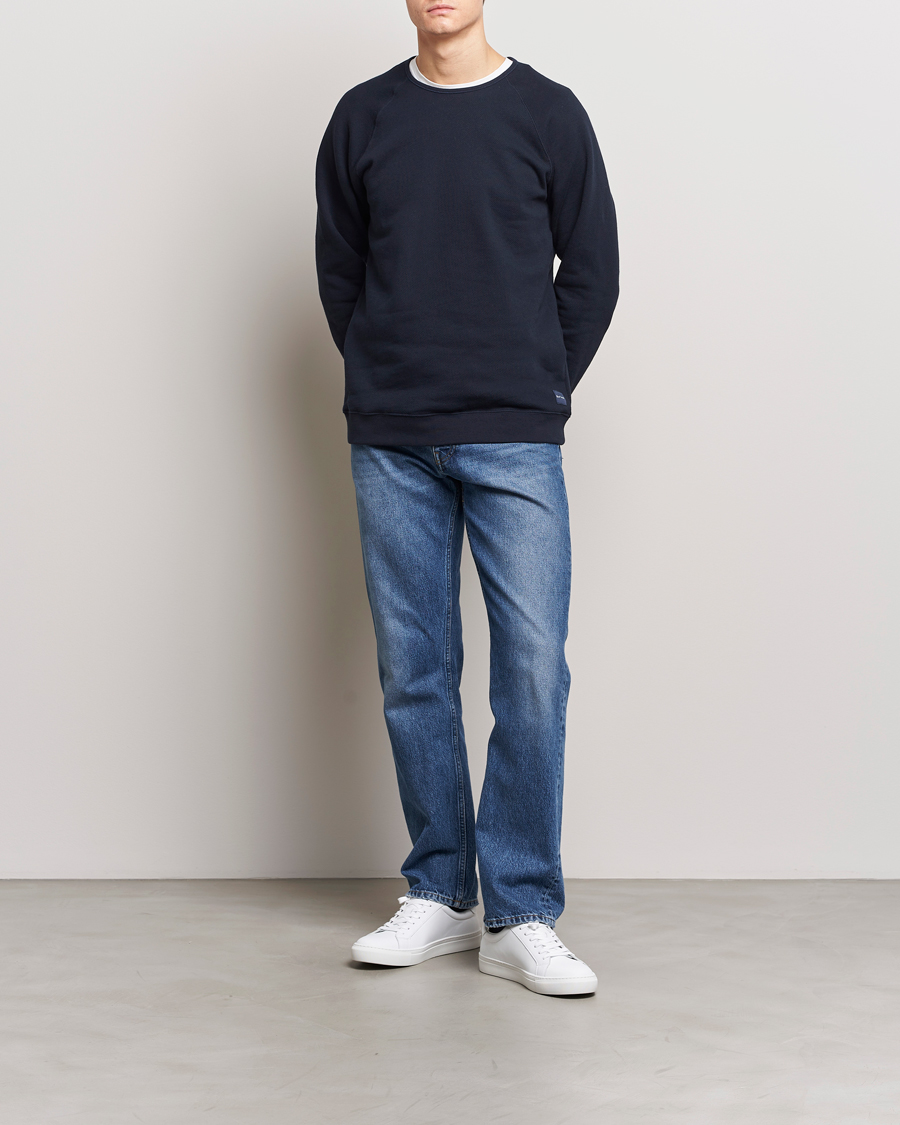 Herren | Pullover | Paul Smith | Artist Rib Crew Neck Sweatshirt Navy