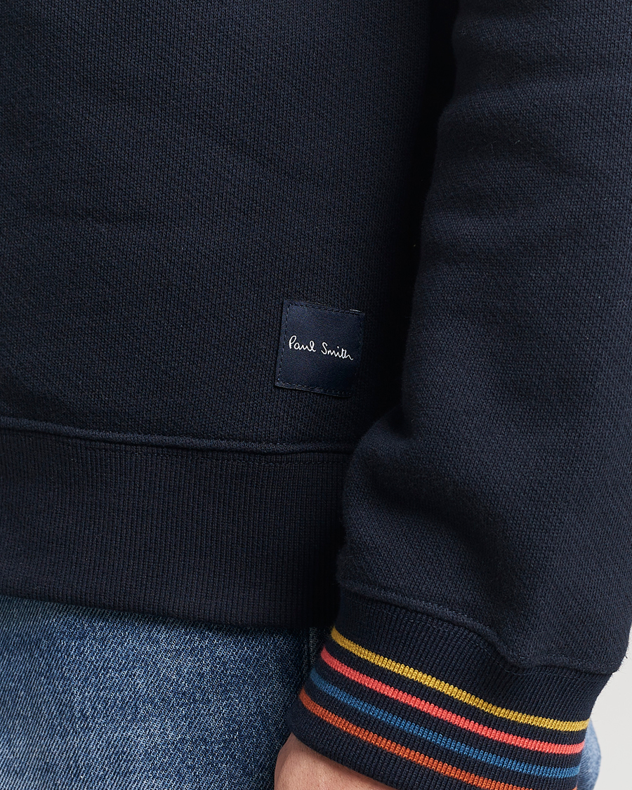 Herren | Pullover | Paul Smith | Artist Rib Crew Neck Sweatshirt Navy