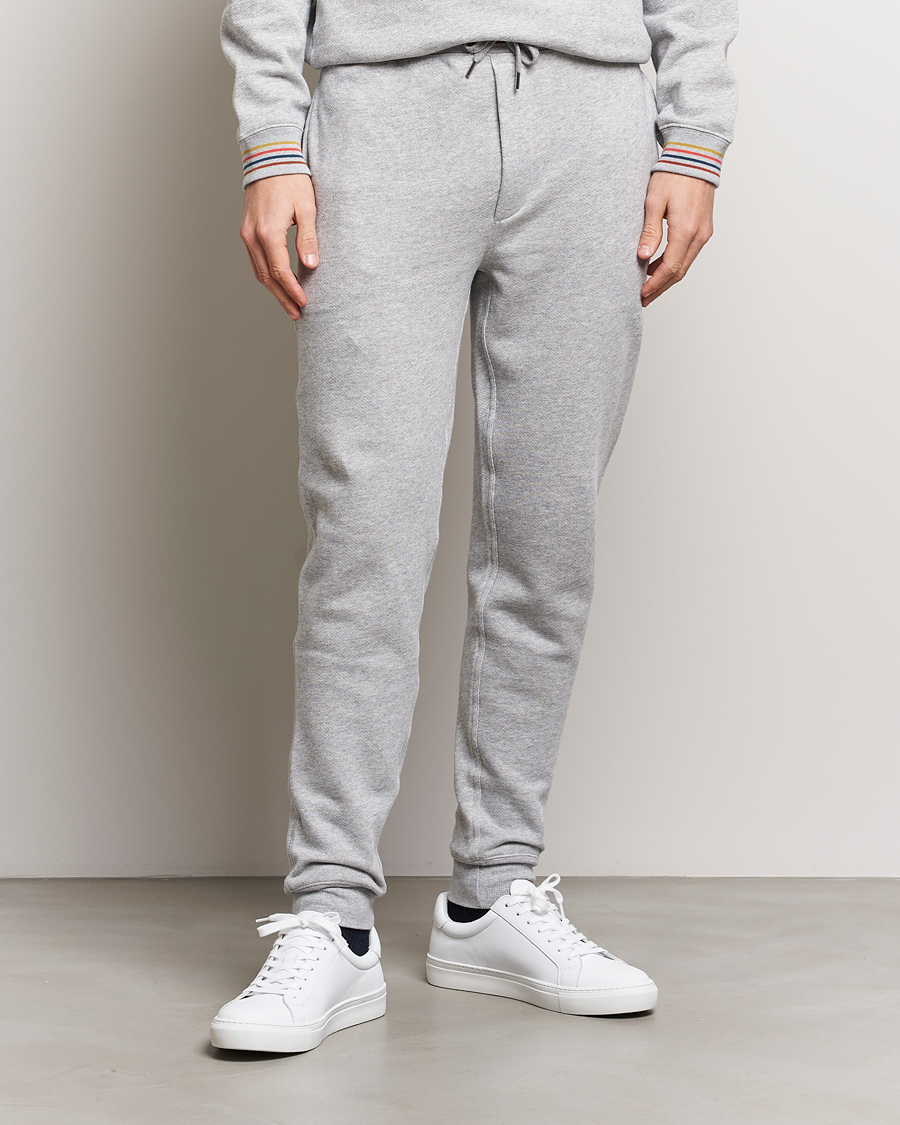 Men | Sweatpants | Paul Smith | Artist Rib Sweatpants Grey Melange