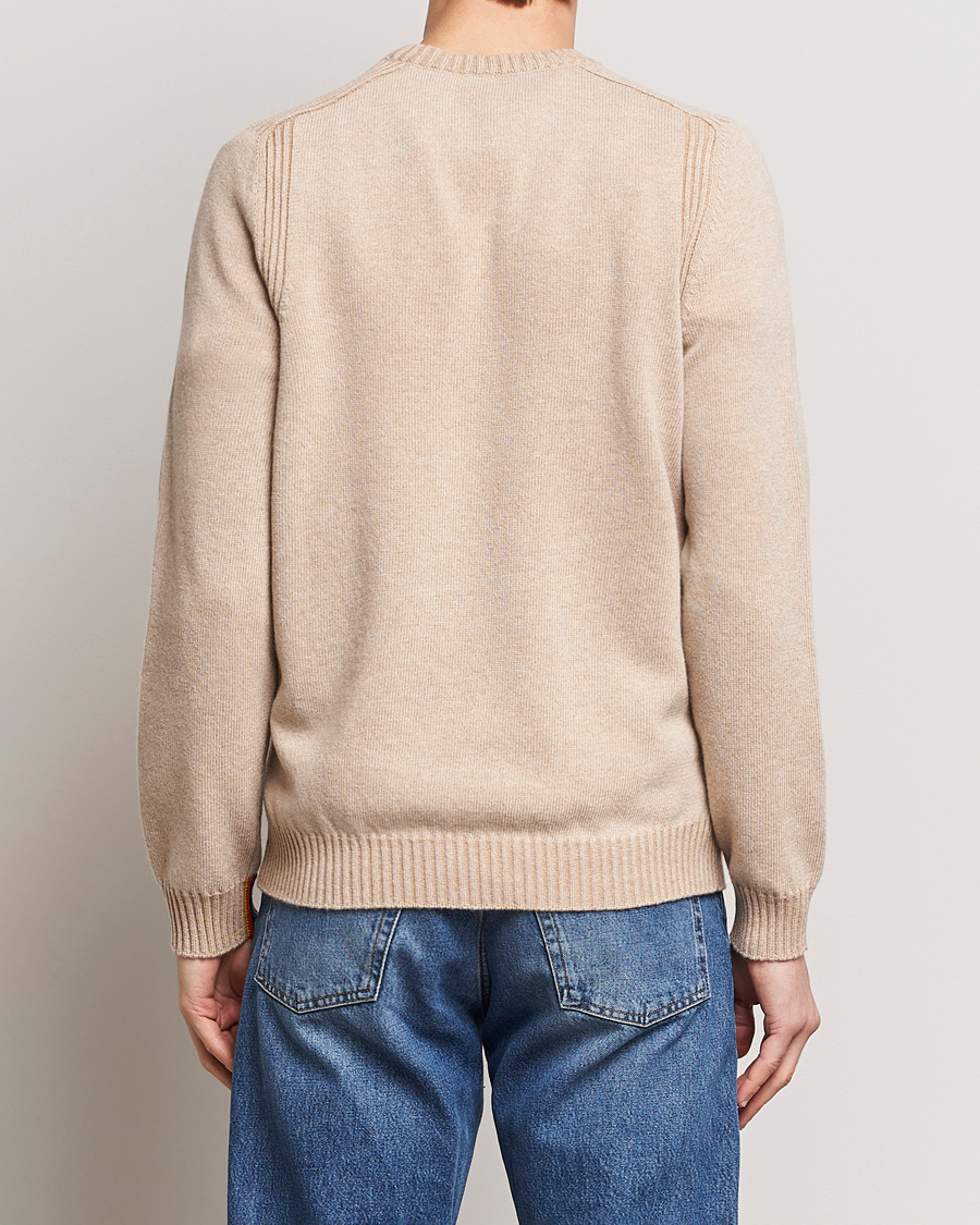 Herren | Pullover | Paul Smith | Lambswool Crew Neck Sweater Beige Melange