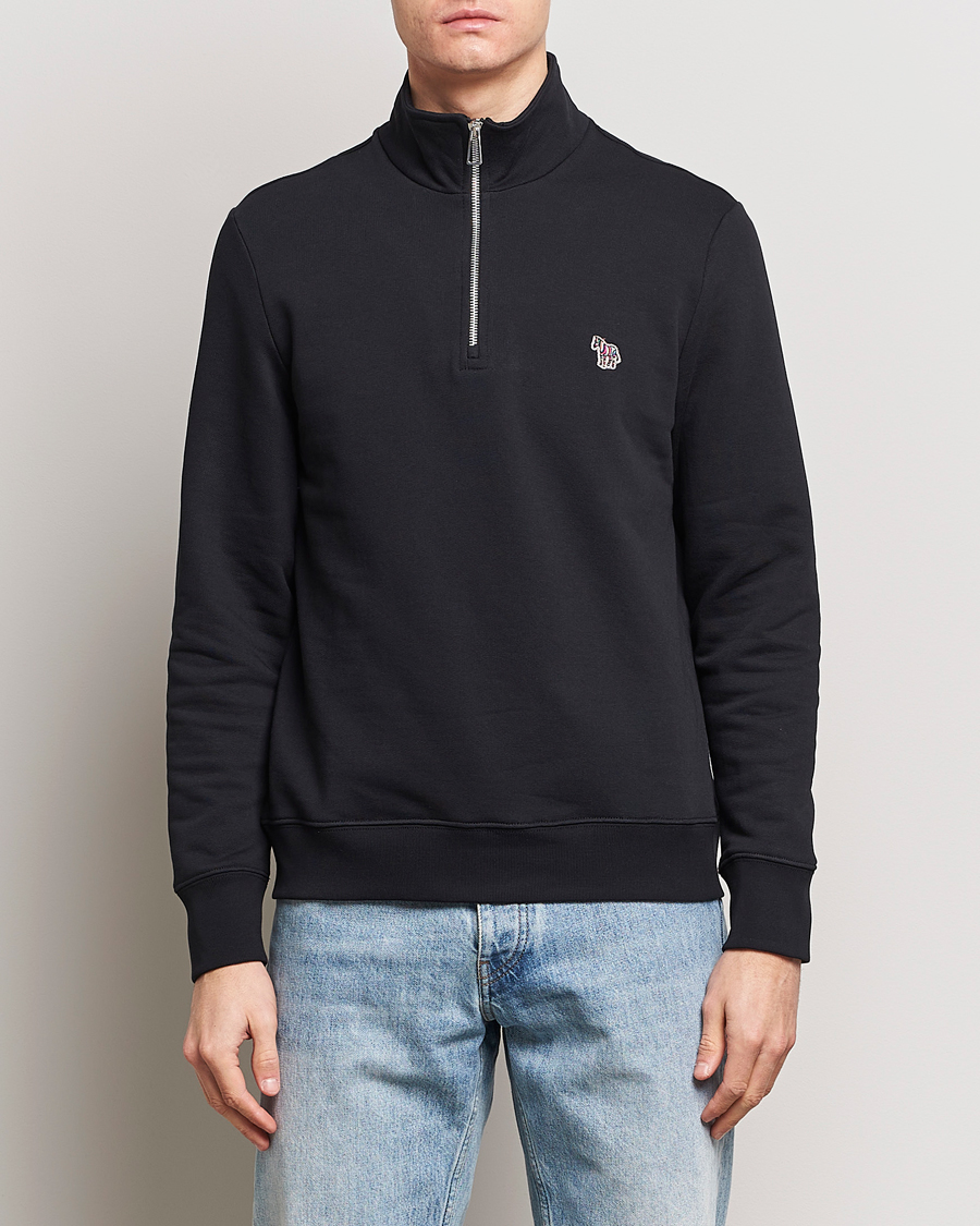 Herren | Kategorie | PS Paul Smith | Zebra Organic Cotton Sweat Half Zip Black