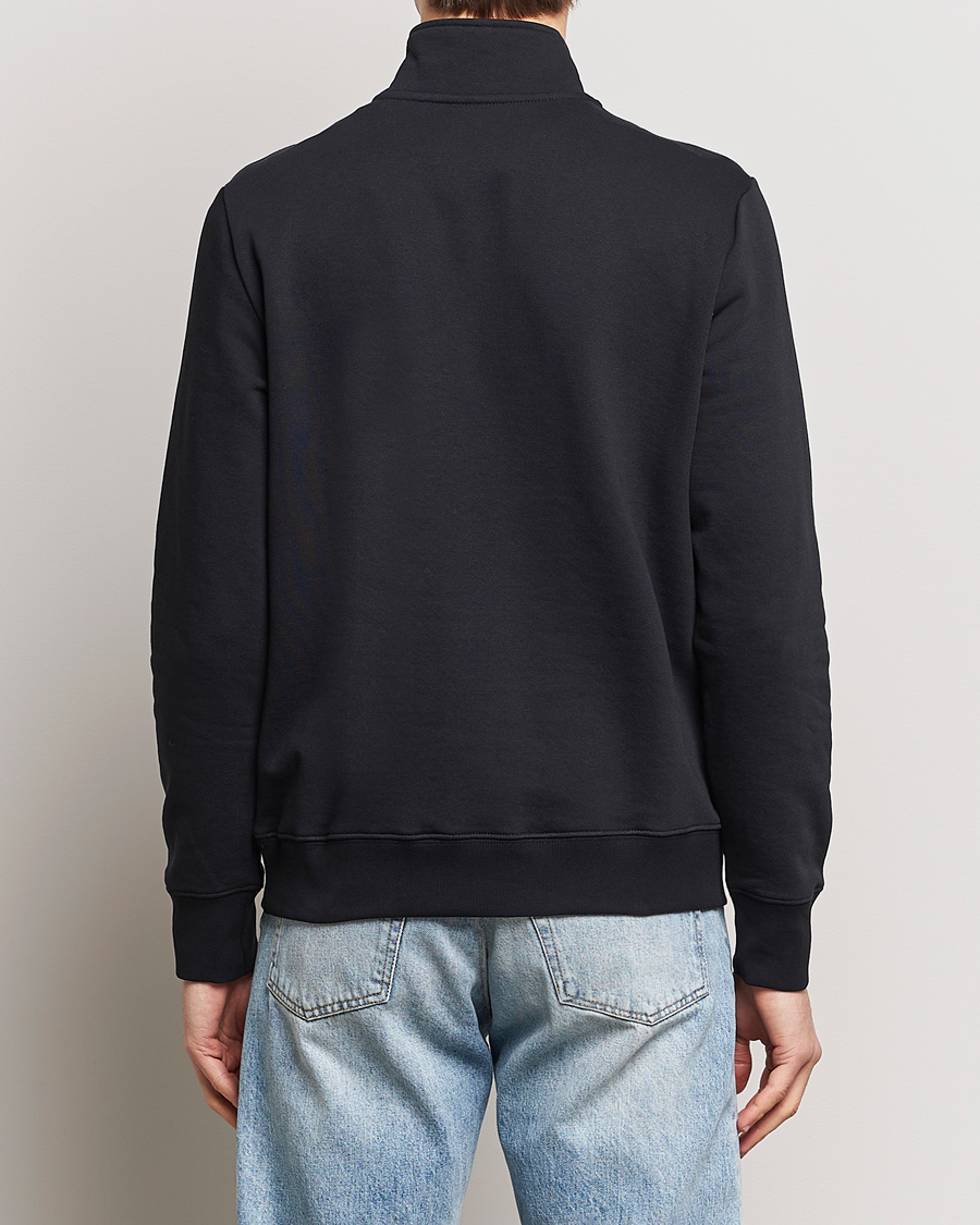 Herren | Pullover | PS Paul Smith | Zebra Organic Cotton Sweat Half Zip Black