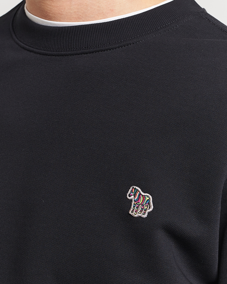 Herren | Pullover | PS Paul Smith | Zebra Organic Cotton Sweatshirt Black