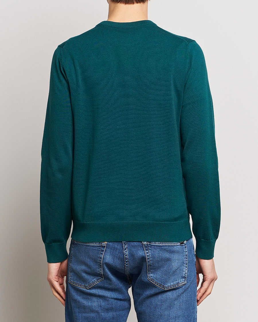 Herren | Pullover | PS Paul Smith | Zebra Cotton Knitted Sweater Dark Green