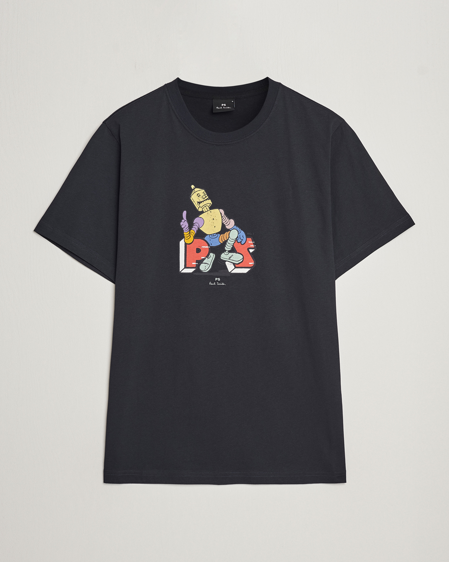 Herren |  | PS Paul Smith | Robot Crew Neck T-Shirt Navy